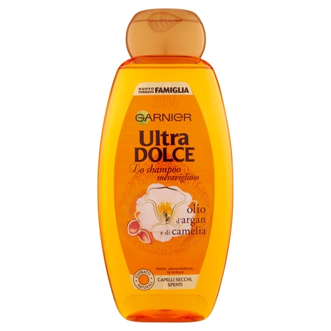 Garnier Shampoo Ultra Dolce Meraviglioso, Shampoo per Capelli Secchi, 600 ml